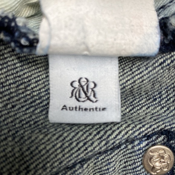 Rock and Republic Jagger Jeans Wide Leg, Dark Blue Wash - Picture 10 of 16